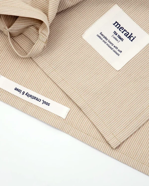 Meraki Geschirrhandtücher, Verum, Off White/Safari- Küche & Gedeckter Tisch