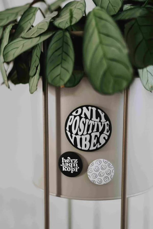 Heldenglück HG Magnet groß Only positive Vibes- Lovely Stuff