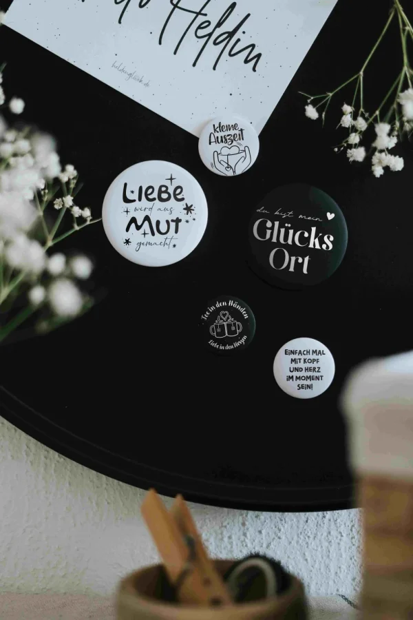 Heldenglück HG Magnet klein Im Moment sein- Lovely Stuff