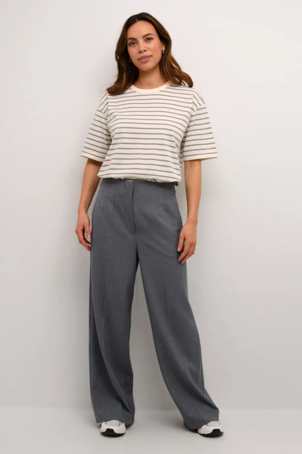 kaeden_pants_grey_melange_1.webp Kaffee KAEden Pants Grey Melange- Hosen