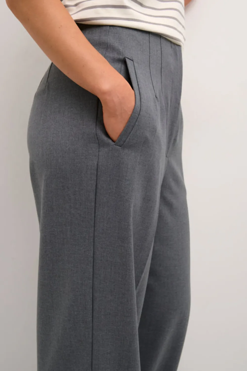 kaeden_pants_grey_melange_2.webp Kaffee KAEden Pants Grey Melange- Hosen
