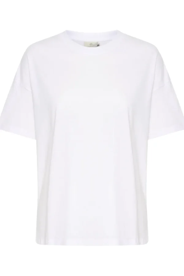 Kaffee KAFailla T-Shirt Optical White- T-shirts & Tops
