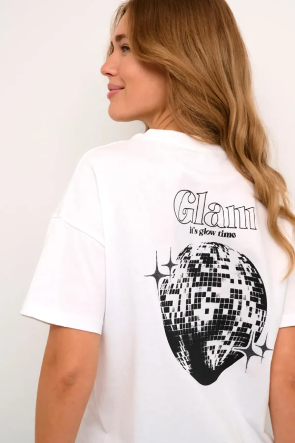 Kaffee KAFailla T-Shirt Optical White- T-shirts & Tops