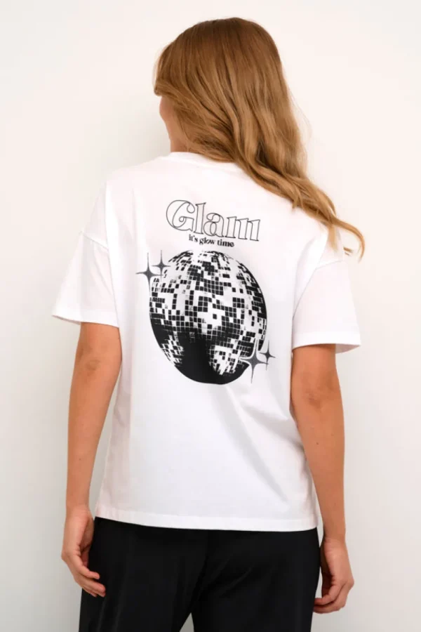 Kaffee KAFailla T-Shirt Optical White- T-shirts & Tops