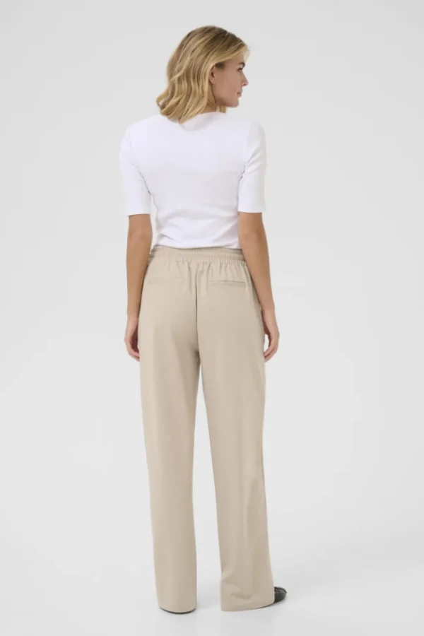 Kaffee KAJenny Straight Pants Feather Gray- Hosen