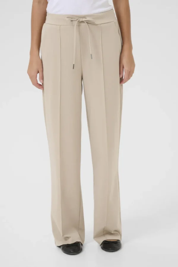 Kaffee KAJenny Straight Pants Feather Gray- Hosen