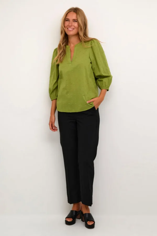 Kaffee KAJollia Blouse Calla Green- Shirts & Blusen