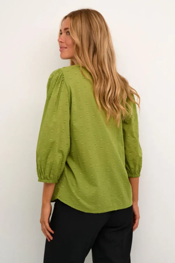 Kaffee KAJollia Blouse Calla Green- Shirts & Blusen