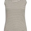 Kaffee KAKaia Tank Top /Black Stripe- T-shirts & Tops