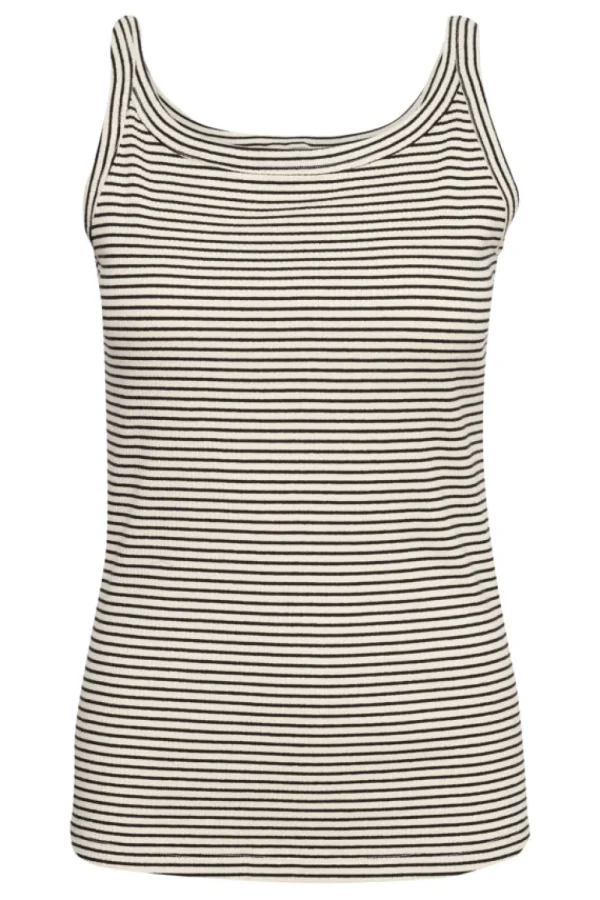 Kaffee KAKaia Tank Top /Black Stripe- T-shirts & Tops