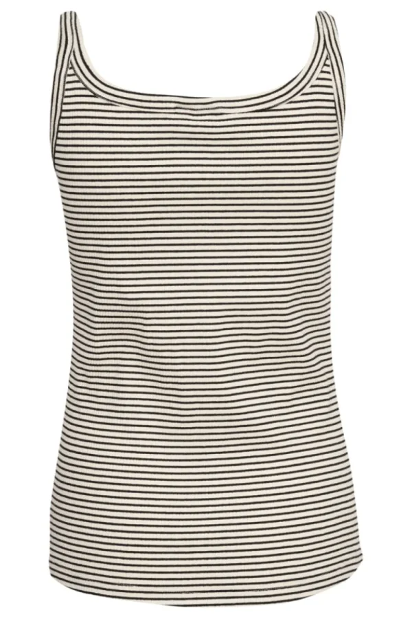 Kaffee KAKaia Tank Top /Black Stripe- T-shirts & Tops