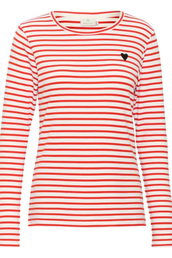 Kaffee KALiddy T-Shirt Chalk Fiery Red- Shirts & Blusen