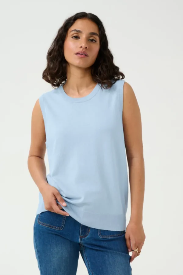 Kaffee KALizza Knit Slipover Soft Chambray- Strick & Cardigans