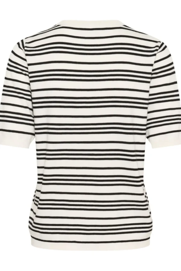 Kaffee KALizza Striped Knit Black- Strick & Cardigans