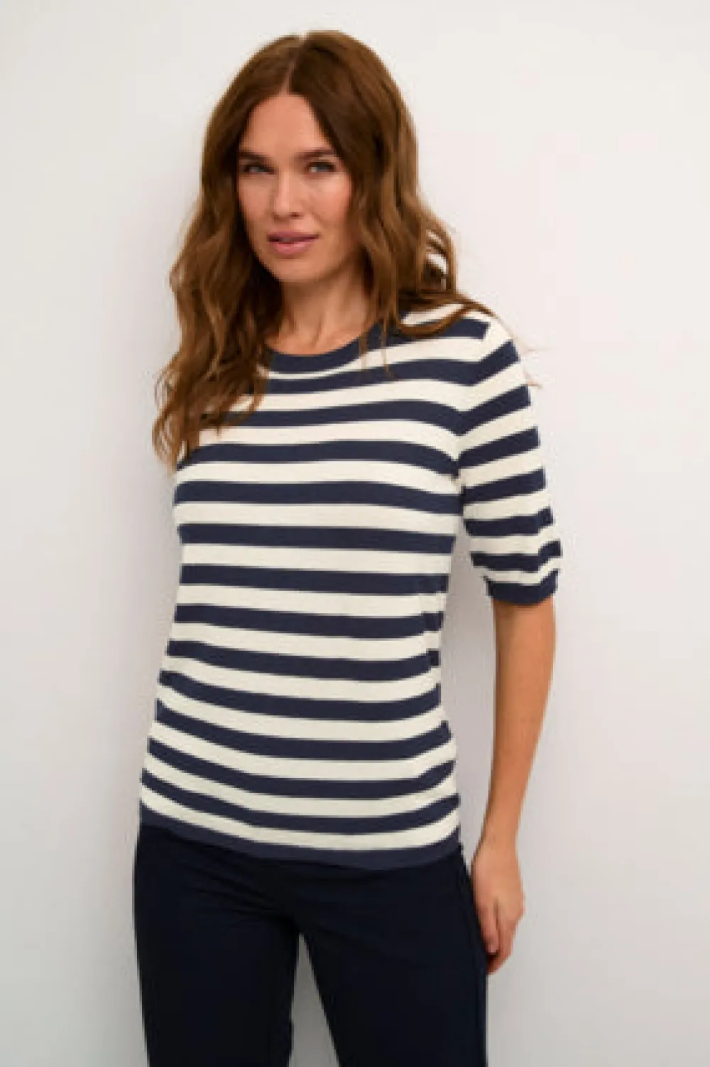 kalizza_striped_knit_navy_2.webp Kaffee KALizza Striped Knit Stripe- Strick & Cardigans