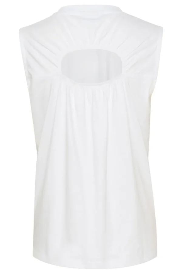Kaffee KALucy Jersey Top Optical White- T-shirts & Tops