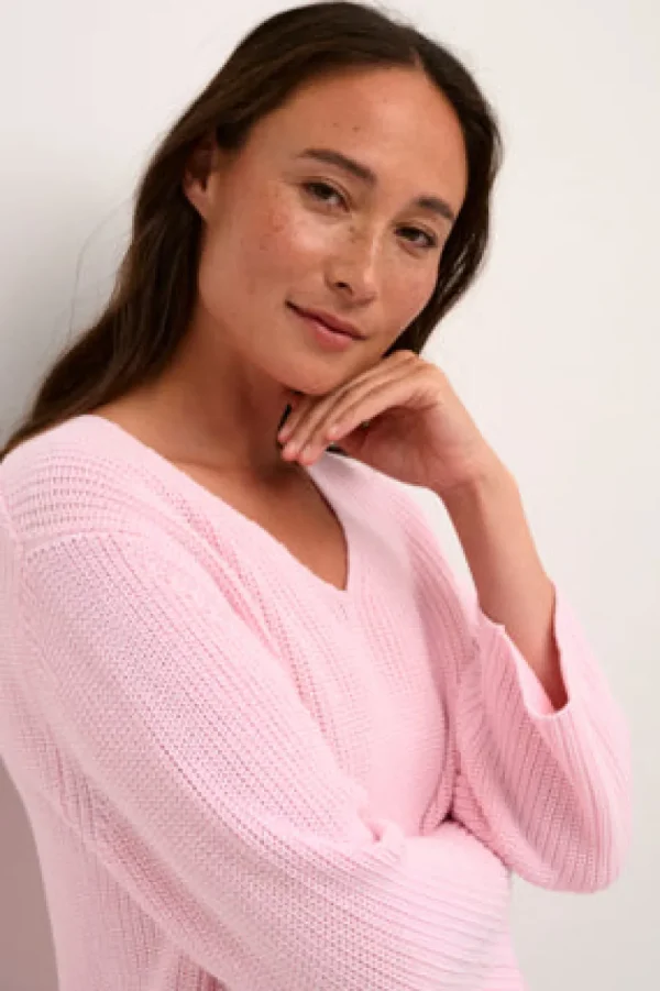 Kaffee KAMerian Pullover Pink Mist- Strick & Cardigans