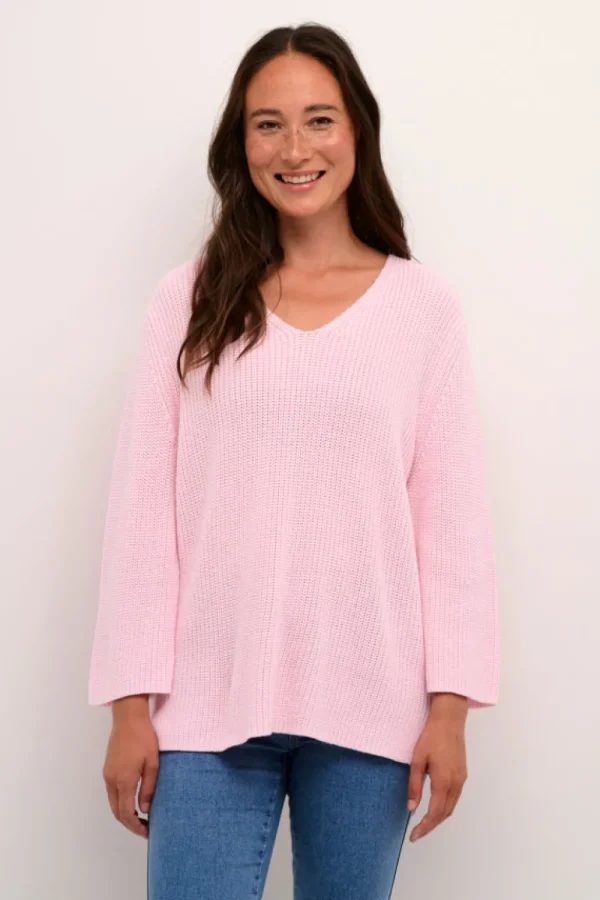 Kaffee KAMerian Pullover Pink Mist- Strick & Cardigans
