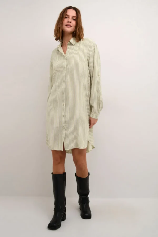 Kaffee KAMilia Shirt Dress / Chalk- Shirts & Blusen