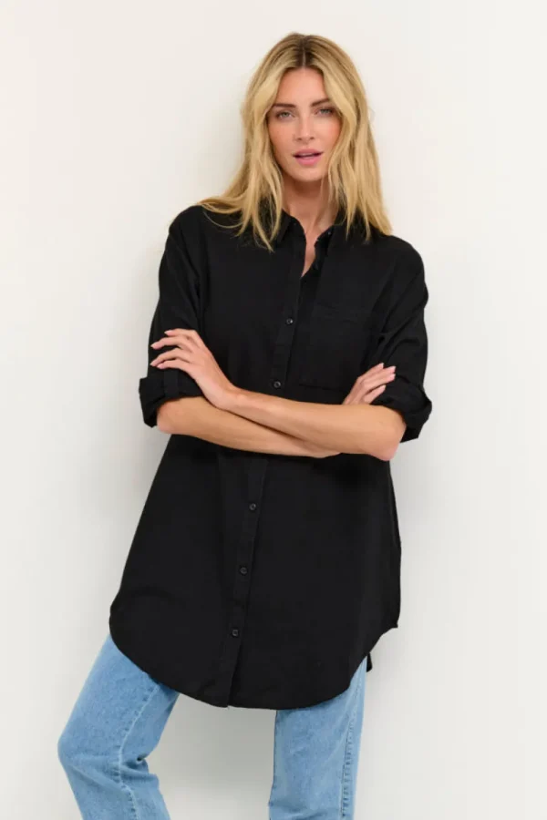 Kaffee KANaya Shirt Tunic Black Deep- Shirts & Blusen