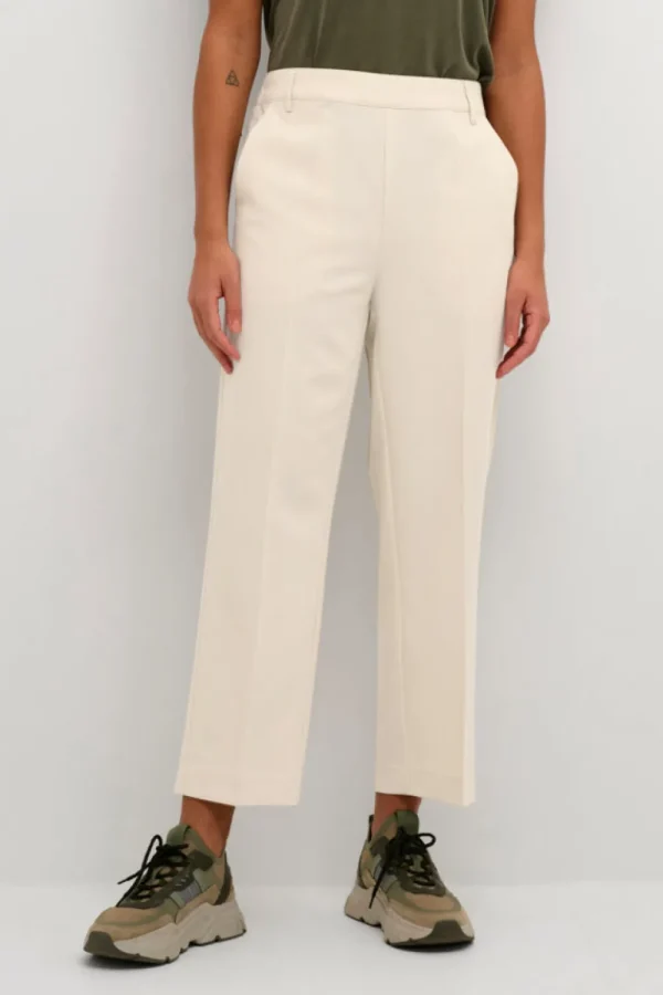 Kaffee KASakura HW Pants Antique White- Hosen