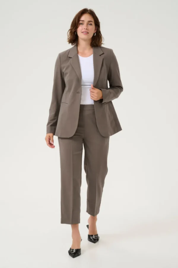 Kaffee KASakura HW Pants Major Brown- Hosen