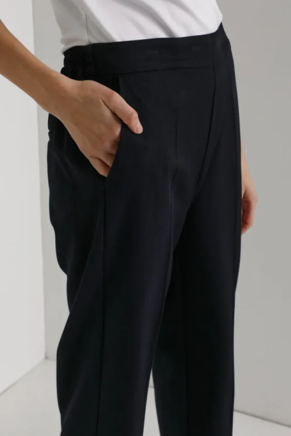 Kaffee KASakura HW Pants Midnight Marine- Hosen