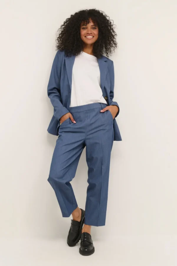 Kaffee KASakura HW Pants Vintage Indigo- Hosen