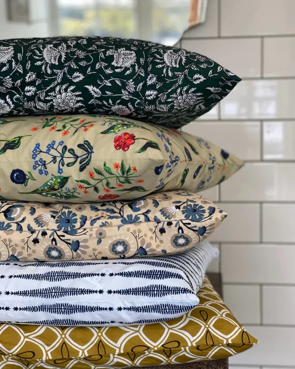 House Doctor Kissenbezug, Daki, Grün- Dekoration