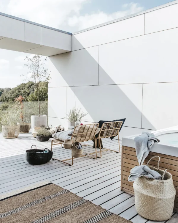 House Doctor Korb, Tanger, Natur 24 cm- Ordnung & Sauberes Zuhause