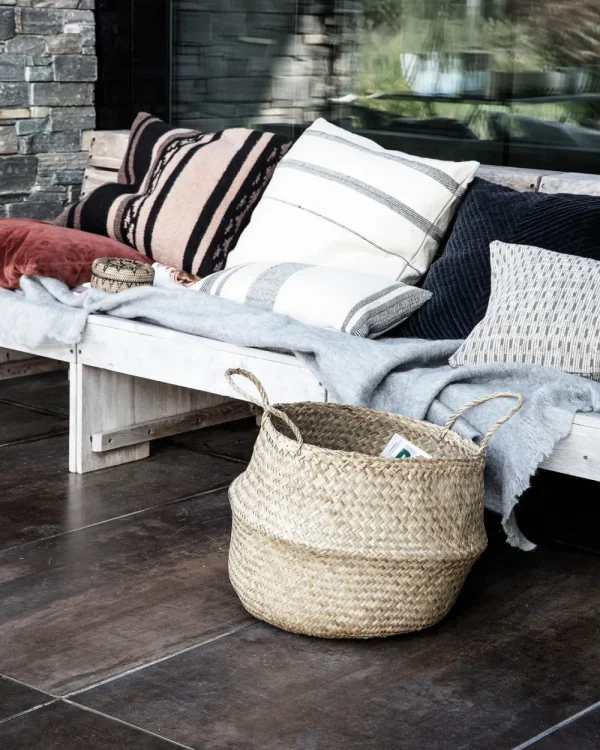 House Doctor Korb, Tanger, Natur 32cm- Ordnung & Sauberes Zuhause