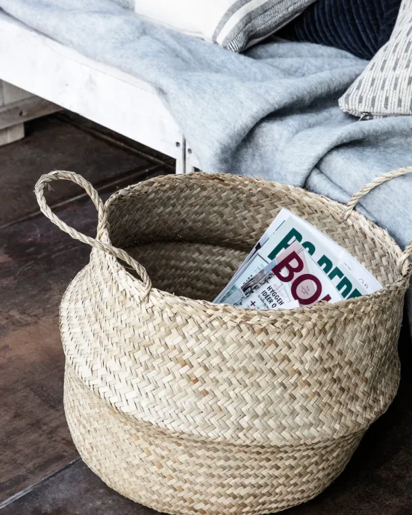 House Doctor Korb, Tanger, Natur 32cm- Ordnung & Sauberes Zuhause