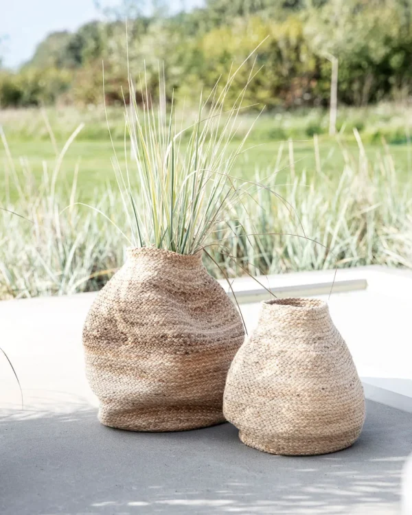 House Doctor Korb, Zimba, Natur 60cm- Dekoration