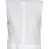 MSCH Claritta SL Shirt Bright White- T-shirts & Tops