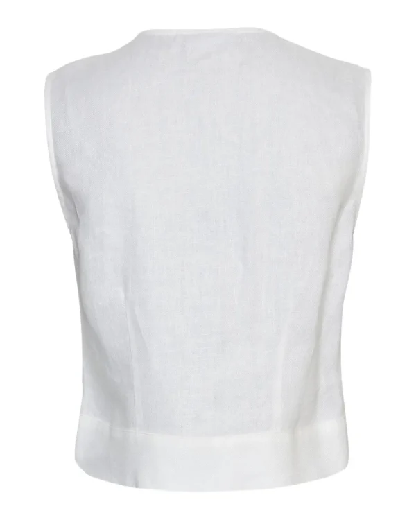 MSCH Claritta SL Shirt Bright White- T-shirts & Tops
