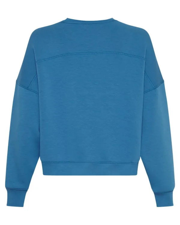MSCH Dalvina Ima Q Sweatshirt Vallarta Blue- Sweatshirts & Hoodies