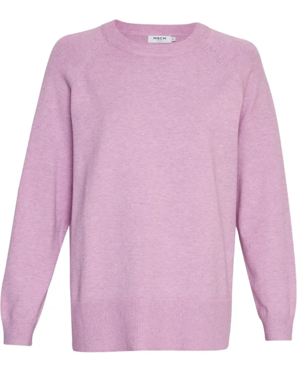 MSCH Sardia Rachelle Pullover Violet Tulle- Strick & Cardigans