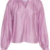 MSCH Varsha Romina Top Violet Tulle- Shirts & Blusen