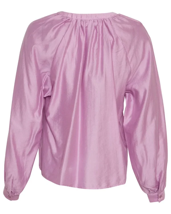 MSCH Varsha Romina Top Violet Tulle- Shirts & Blusen