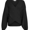 MSCH Zinelle Rachelle Wrap Pullover- Strick & Cardigans