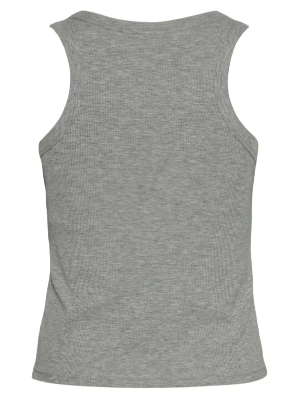 Pieces PCAnibi SL BRA Top Light Grey- T-shirts & Tops