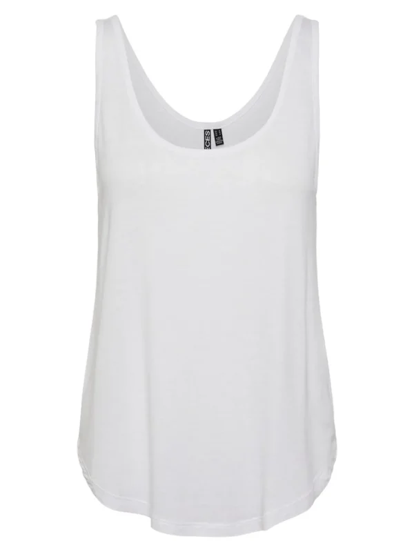 Pieces PCBillo Tank Top Bright White- T-shirts & Tops