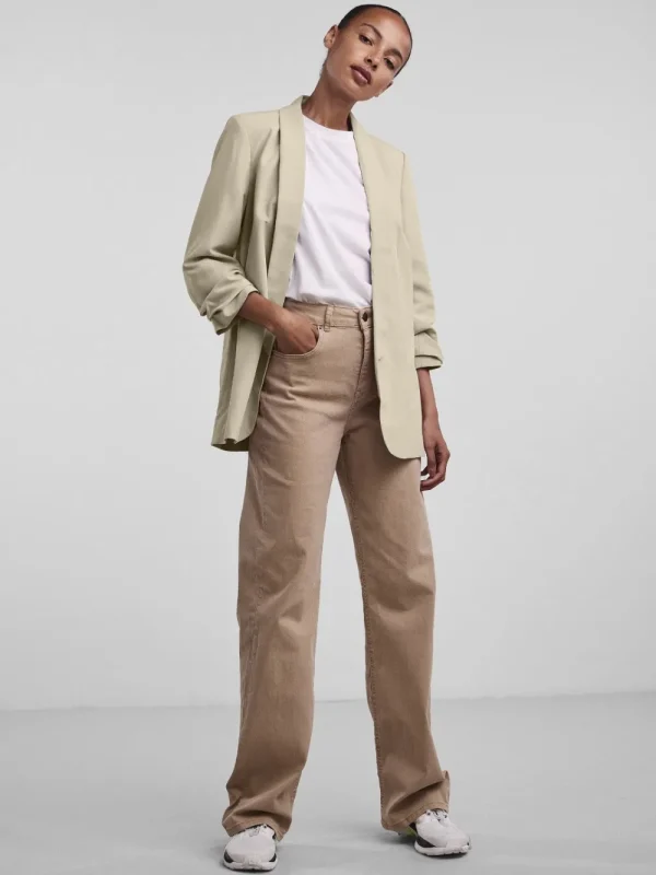 Pieces PCBosella 3/4 Blazer White Pepper- Blazer