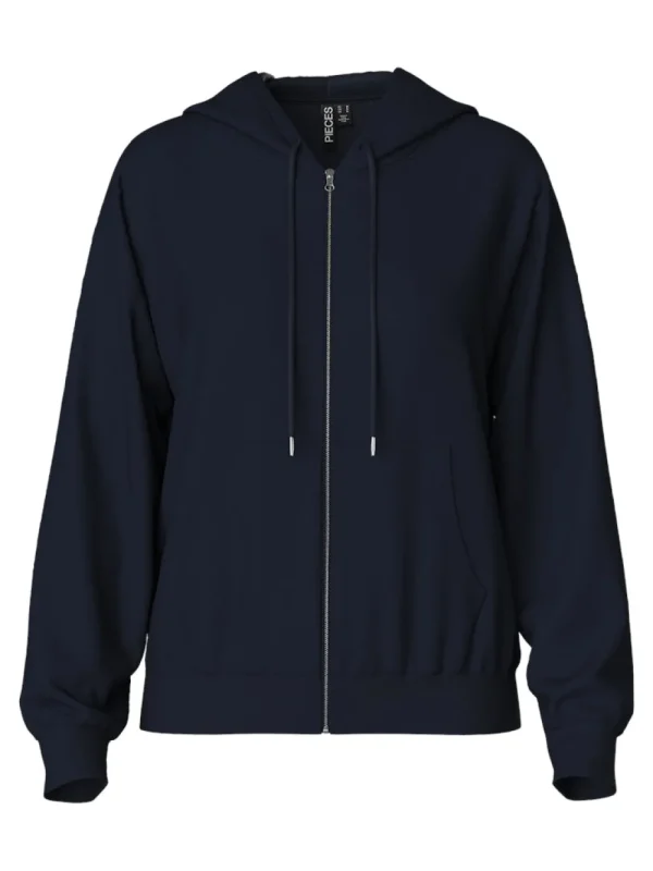 Pieces PCChilli LS Zip Hoodie Sky Captain- Sweatshirts & Hoodies