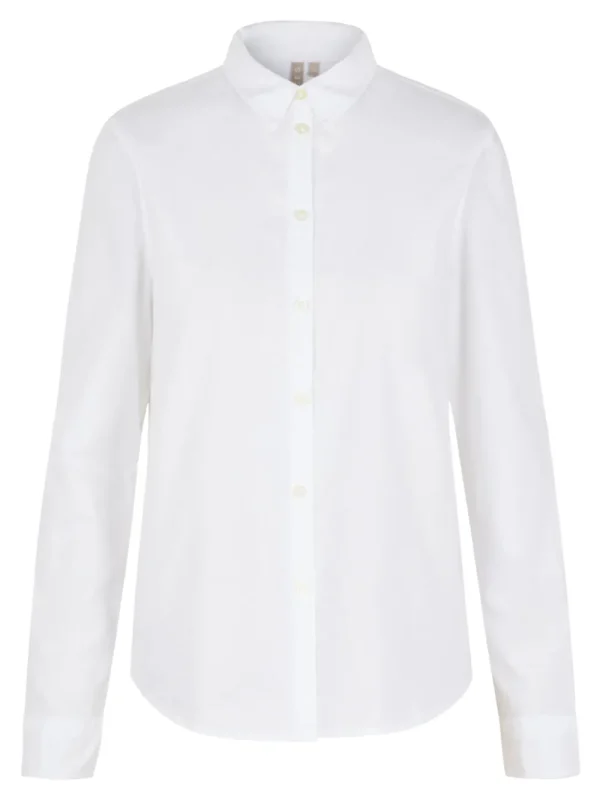 Pieces PCIrena LS Oxford Shirt Bright White- Shirts & Blusen