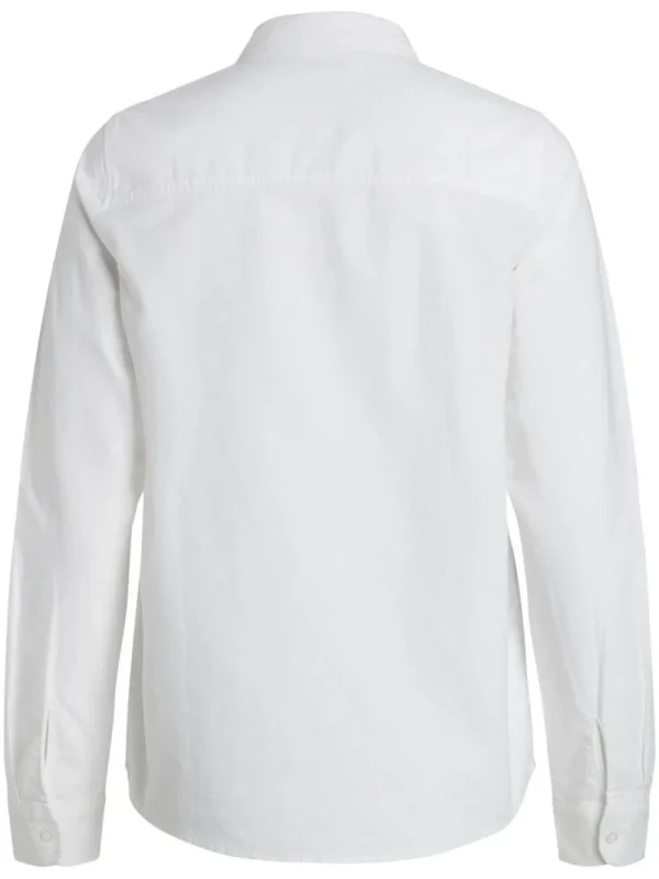 Pieces PCIrena LS Oxford Shirt Bright White- Shirts & Blusen