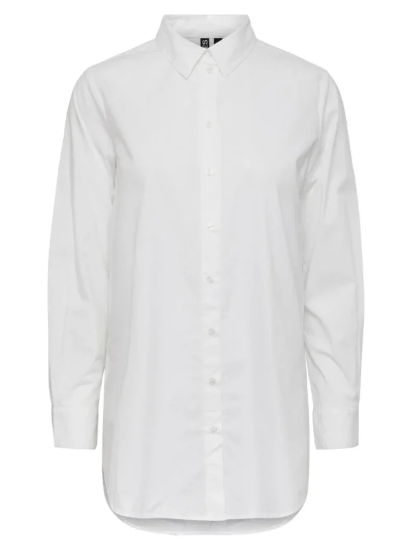 Pieces PCJiva LS Shirt Cloud Dancer- Shirts & Blusen