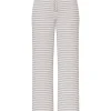 Pieces PCLaya MW Wide Pants White Silver Gray- Hosen