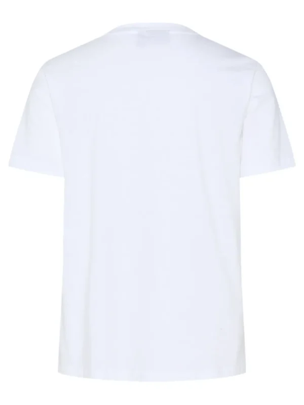 Pieces PCMaria SS PO-Neck Tee Bright White- T-shirts & Tops