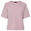 Pieces PCMikela SS O-Neck Knit Dawn Pink- Strick & Cardigans